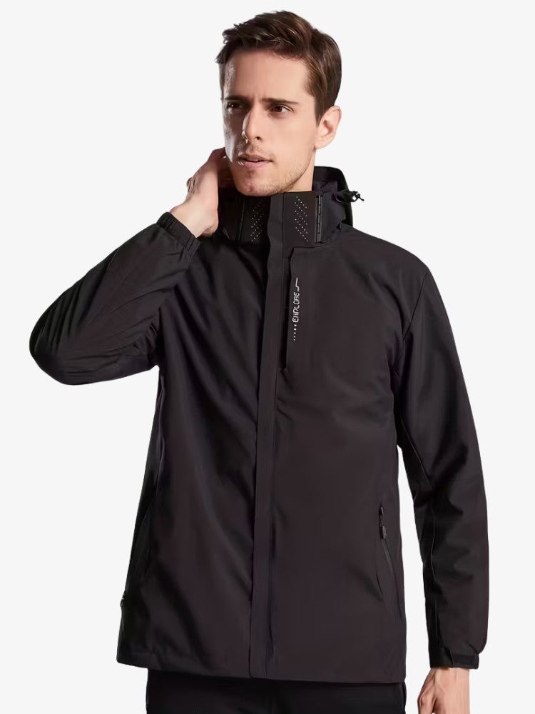 AeroShield | Stylish Lightweight Windproof Men's Raincoat Jacket